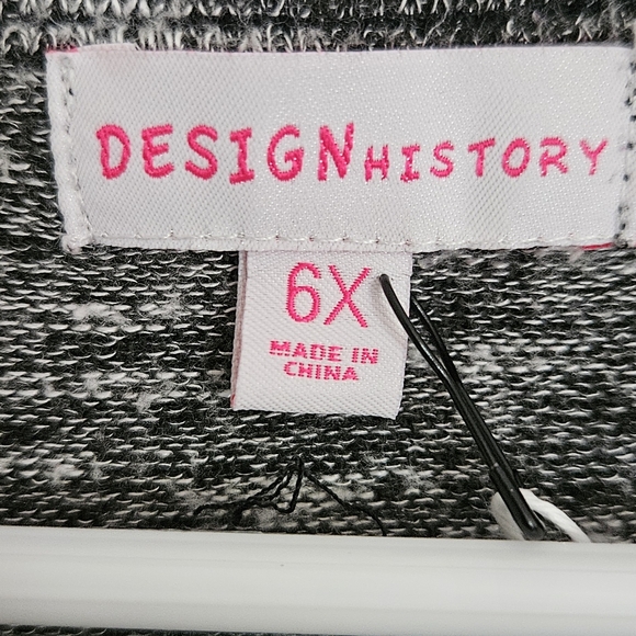 *2 for $20*Girls Sweater Dress with Ruffles on top 6X - Picture 4 of 8